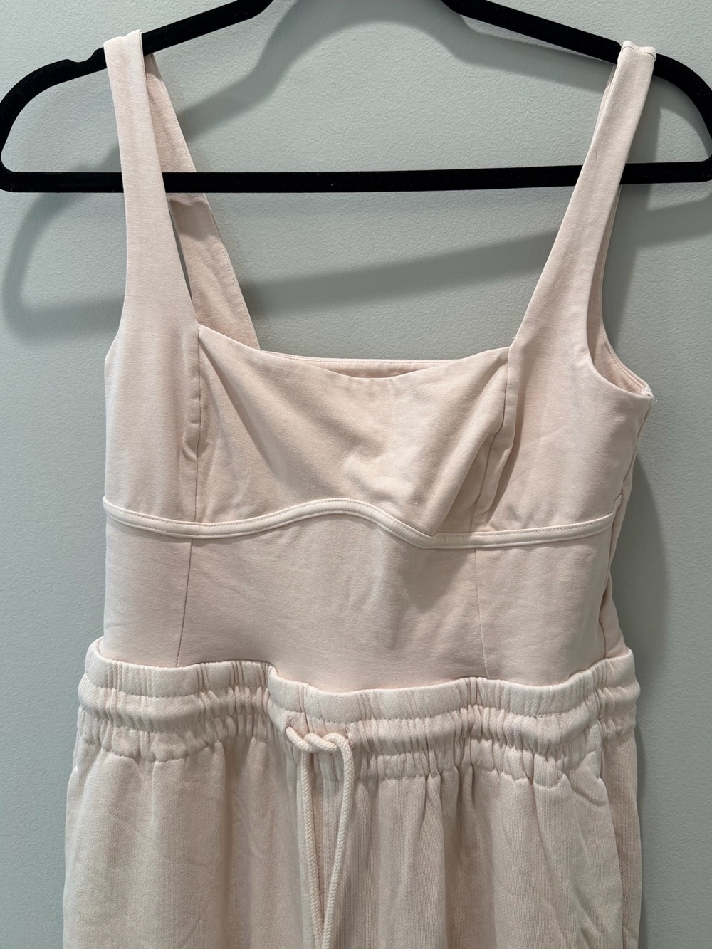 FP Movement by Free People Blush Pink Sleeveless Drawstring Jumpsuit - Picture 2 of 6